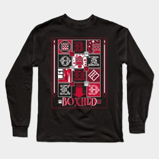 Red and Blackness Long Sleeve T-Shirt